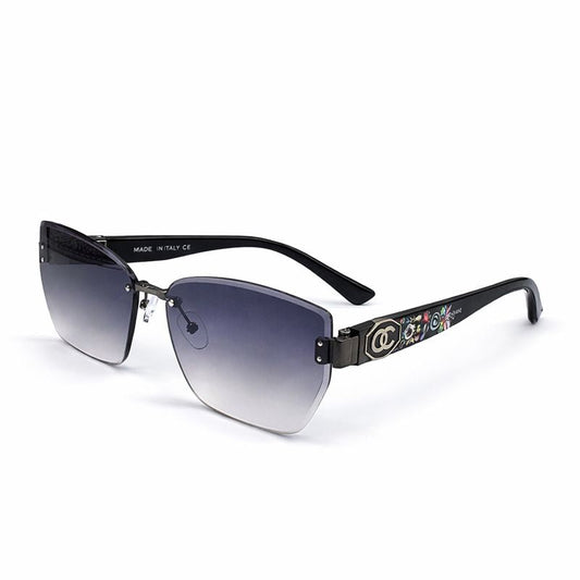 CHANEL | Elegant Black Lens Sunglasses