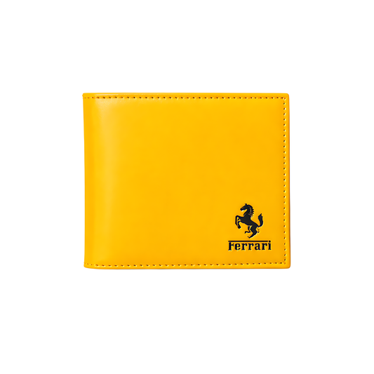 Ferrari Wallet | Yellowish Leather Horse