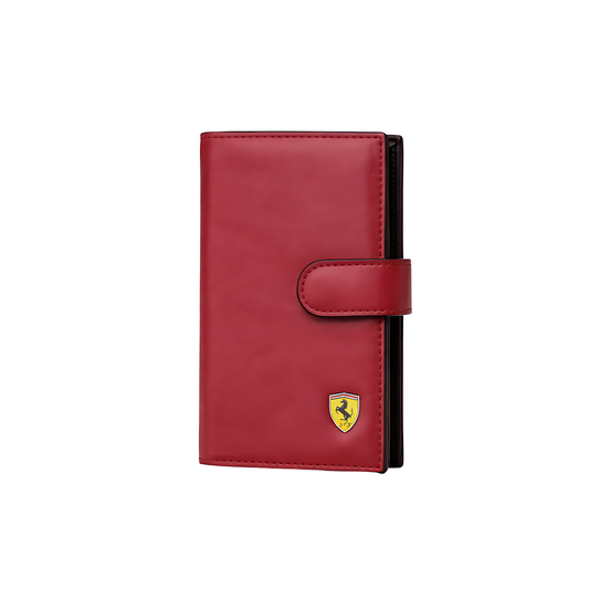 Ferrari Wallet | Red Leather Horse