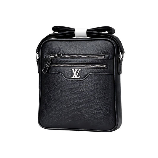 Louis Vuitton Bag | Black Leather Lv