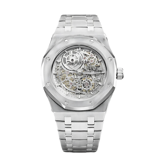 Audemars Piguet Watch | Audemars Piguet Royal Oak Jumbo Extra-Thin Openworked Silver