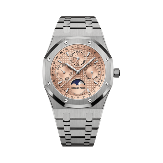 Audemars Piguet Watch | Royal Oak Perpetual Calendar Stainless Steel Salmon Dial
