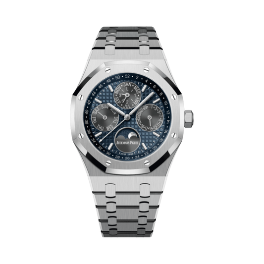 Audemars Piguet Watch | Royal Oak Selfwinding Chronograph Stainless Silver Steel Blue Dial